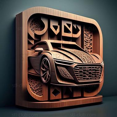 3D model Audi e tron Vision Gran Turismo (STL)